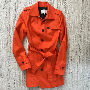 Banana Republic pumpkin spice trench coat sz S